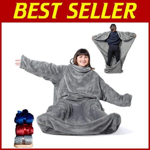 Snuggle sleeve blanket with - snuggle,