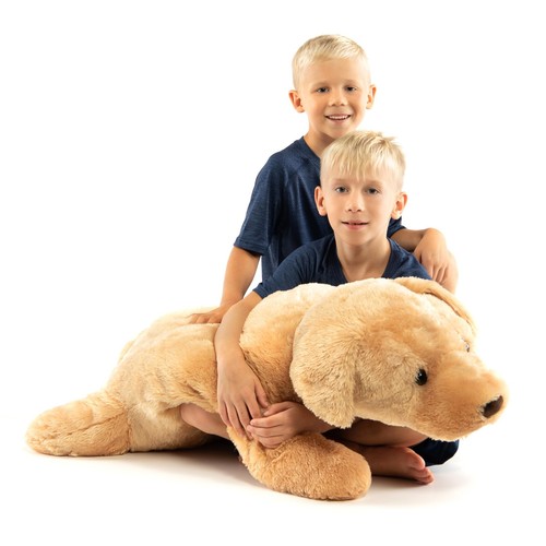 Giant golden retriever - golden, plush