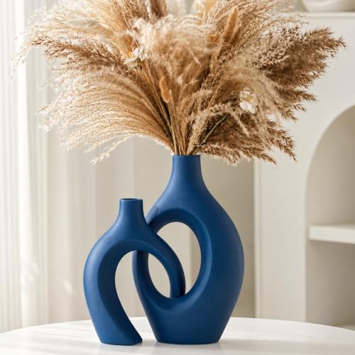 Snuggle hollow ceramic vase - snuggle,