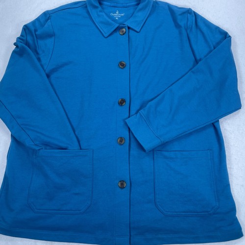 Cuddle duds blue - duds, button